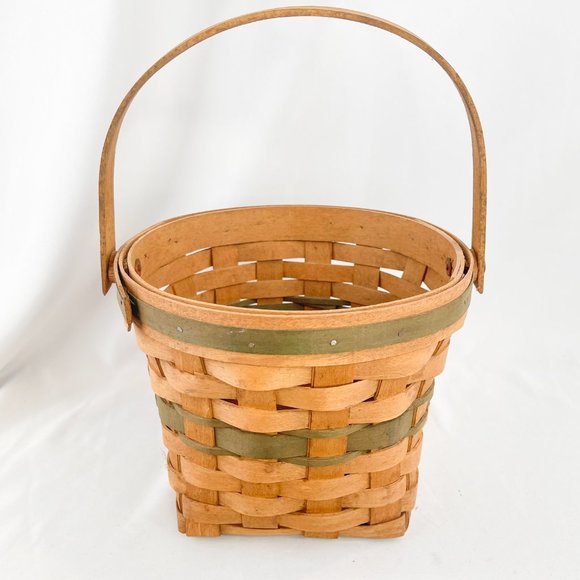 Vintage Longaberger Christmas Collection 1988 Edition Poinsettia Basket - Picture 5 of 8